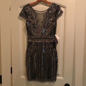 NWT Sequin Fitted Dress